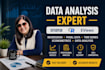 do data analysis using stata, r, eviews, ecomometrics and statistics