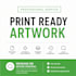 prepare your print ready prepress artwork