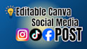 create attractive editable design in canva