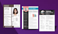 craft an infographic, style canva resumes