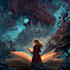 draw fantasy book cover, illustration