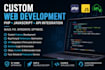 develop custom web features using PHP, javascript, and apis