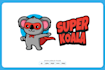 do modern awesome koala logo design