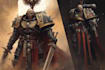 design grimdark warhammer inspired illustration