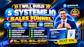 build systeme io sales funnel, systeme io website systeme io landing page