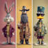 draw artistic cartoon characters