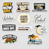 design 10 custom stickers for laptop, mobile brand use