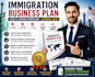 write immigration business plan for e2 visa eb2 l1 visa uscis ready projection