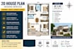 create modern 2d floor plan and house planning with vastu