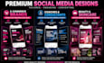 design aesthetic instagram posts and carousels