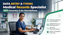 do professional medical data entry and typing work