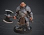 design a custom fantasy miniature for 3d print dnd, rpg
