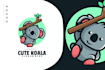 make an high quality wonderful koala logo