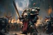 design warhammer miniature concept or tabletop character art