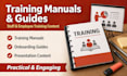 create staff training manuals and presentation content