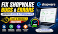 fix shopware website bugs errors improve website speed performance fast