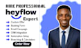 build high converting heyflow funnels and duda websites
