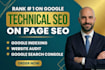do an advanced technical SEO audit and fix issues for google ranking