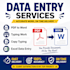 do fast typing work, PDF to word, data entry and copy typing