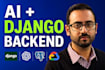 develop django saas backend with chatgpt claude ai integration