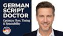 doctor and polish your commercial script for voiceover