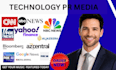 write ai tech and saas press release with pr distribution for product launch