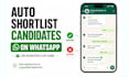 build whatsapp ai chatbot to screen and qualify candidates automatically