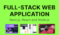 build a full stack web app with nextjs, react, and nodejs
