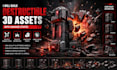 build destructible 3d assets with damage states