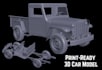 3d car model military vehicle modular assembly scale model sla fdm 3d printing