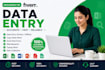 do accurate data entry