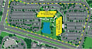 redesign landscape site master plan, city, plot map,  street layout, parking lot