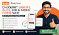 duda pagecloud checkout error bug mobile issue slow speed payment fix seo