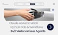 build claude ai automation workflows and python bots for your business