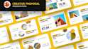 create client proposal powerpoint design, marketing presentation, sales slides