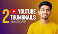 design high CTR viral youtube thumbnail in mrbeast style