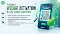 wechat qr scan to verifying your account
