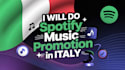 do spotify music promotion in italy