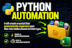automate excel tasks and data manipulation using python