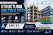 do structural analysis and design load calculation rcc and steel design