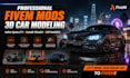 do fivem 3d car model gta v car mod car wrap design for game development