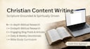 write christian devotionals and bible studies