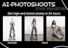 create a high quality, realistic ai photoshoot