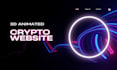 3d animated crypto webflow website spline animation 3d crypto landing page