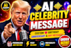 make donald trum happy birthday video
