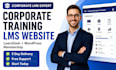 build corporate training lms wordpress  membership website