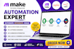 setup make com, make com automation, made com, make automation, make scenario