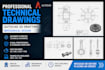 do technical drawings, autocad, 2d drafting, mechanical design