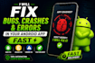 fix bugs, crashes and errors in your android app fast
