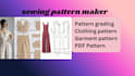 design custom sewing patterns, garment pattern and tech pack